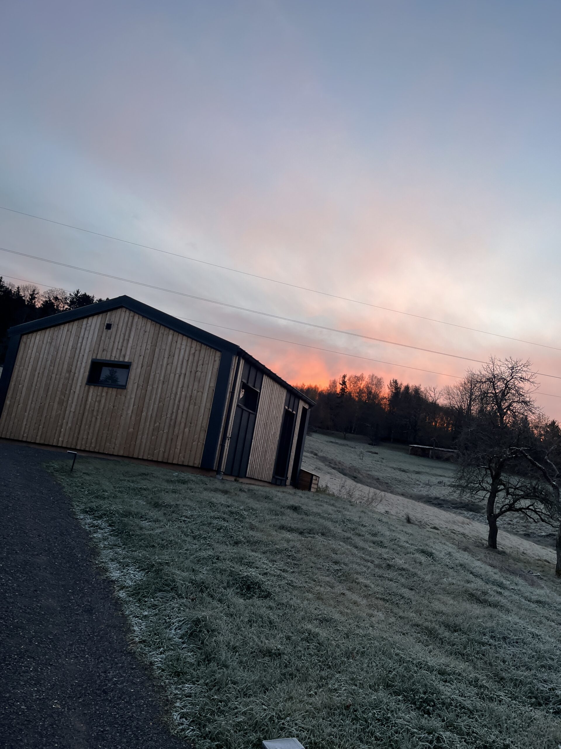 Lodge Helsinki avec les couleurs du matin